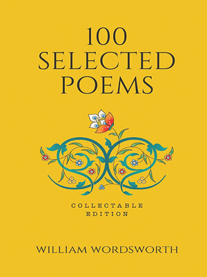 cover image of 100 Selected Poems, William Wordsworth (Poetry) (Hardbound)